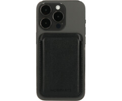 Mobiparts Mobiparts MagSafe Kaarthouder Kunstleer voor iPhone - Zwart