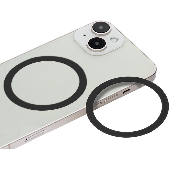 Mobiparts Mobiparts MagSafe Compatibele Magnetische Ring - Zwart (2 stuks)