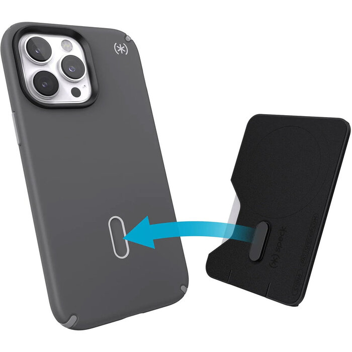 Speck Speck ClickLock Wallet voor MagSafe - Zwart - Geschikt voor 3 kaarten