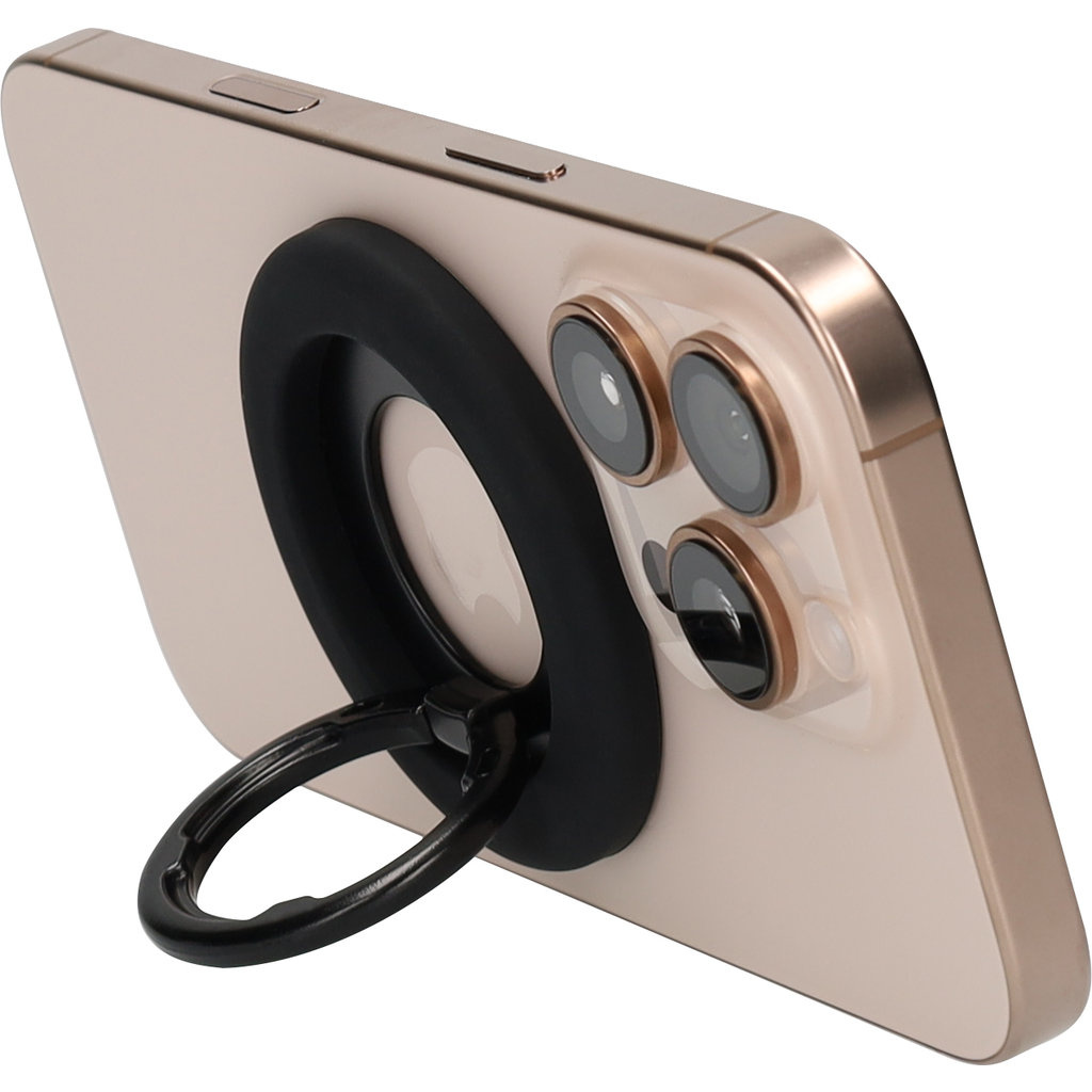Mobiparts Mobiparts MagSafe Ring met Standfunctie - Mat Zwart