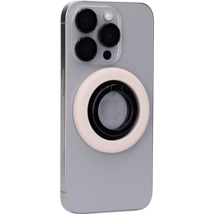 Mobiparts Mobiparts MagSafe Ring met Standaard - Mat Beige