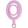 Mobiparts MagSafe Ring met Koordhouder - Lila