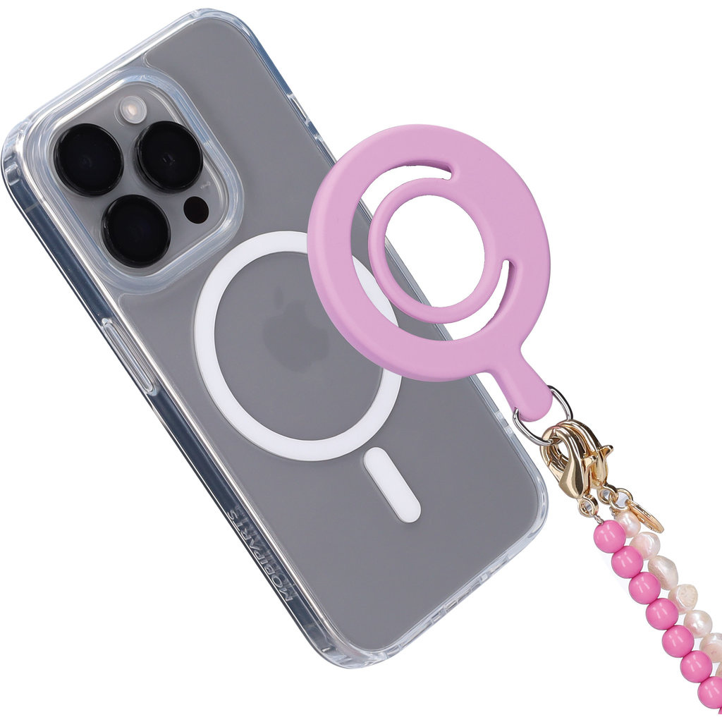 Mobiparts Mobiparts MagSafe Ring met Koordhouder - Lila
