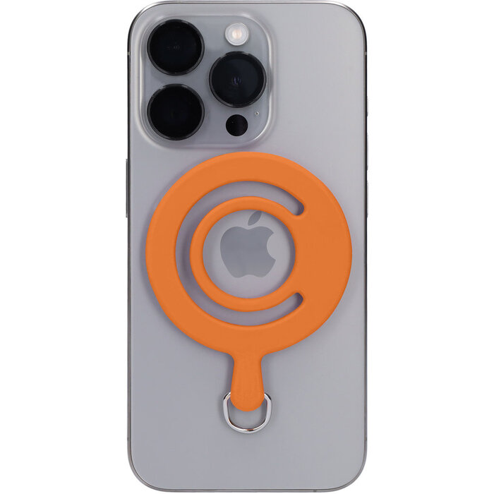Mobiparts Mobiparts MagSafe Ring met Kabelhouder - Oranje