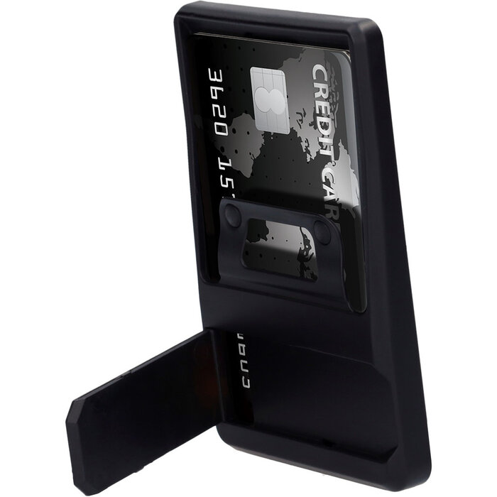 Mobiparts Mobiparts MagSafe Kaarthouder met Standaard voor iPhone - Zwart