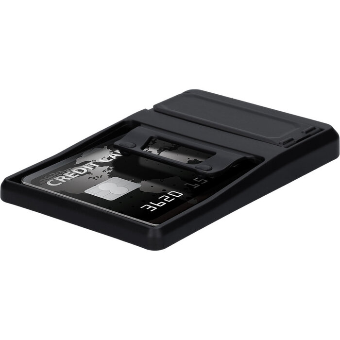 Mobiparts Mobiparts MagSafe Kaarthouder met Standaard voor iPhone - Zwart