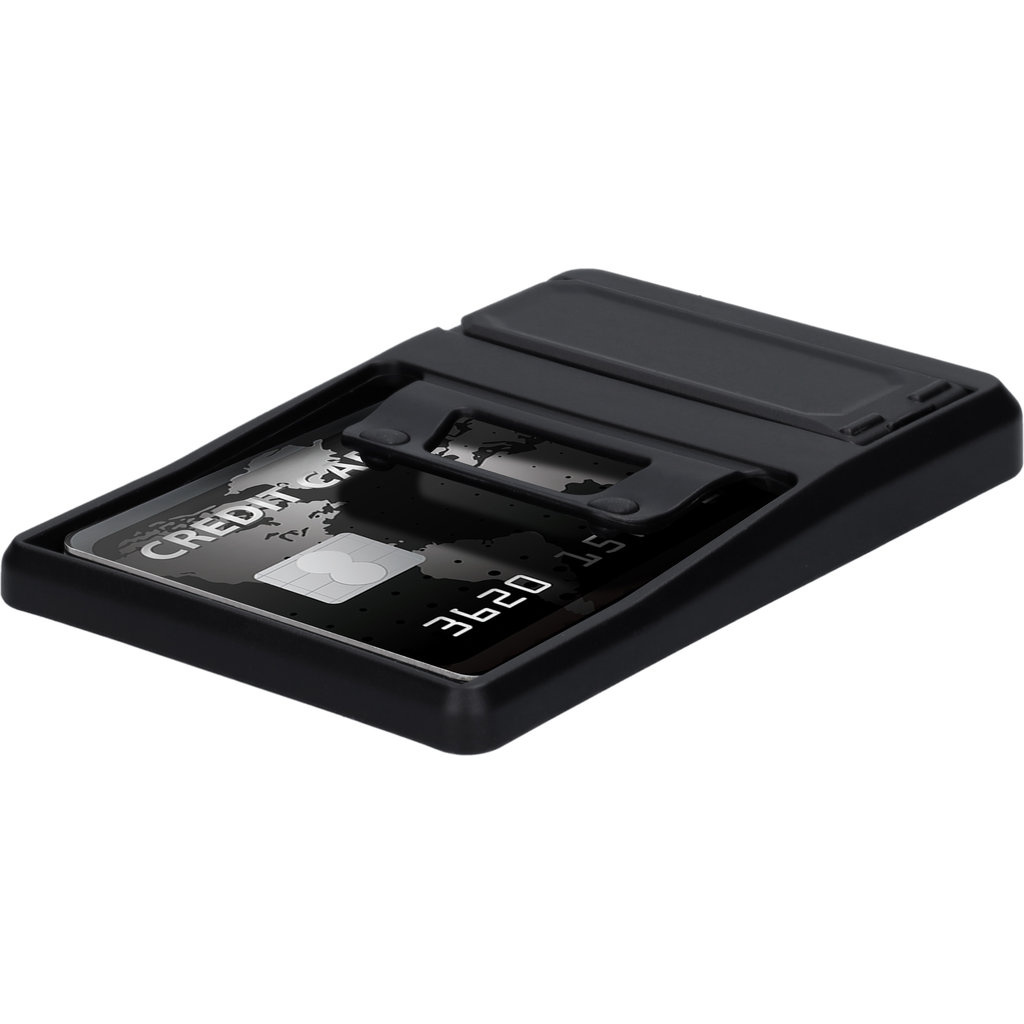 Mobiparts Mobiparts MagSafe Kaarthouder met Standaard voor iPhone - Zwart