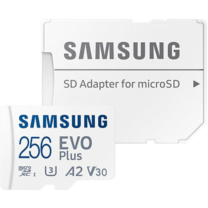Samsung Samsung MicroSD EVO Plus (2024)  256GB + Adapter (160MB/s Class 10)