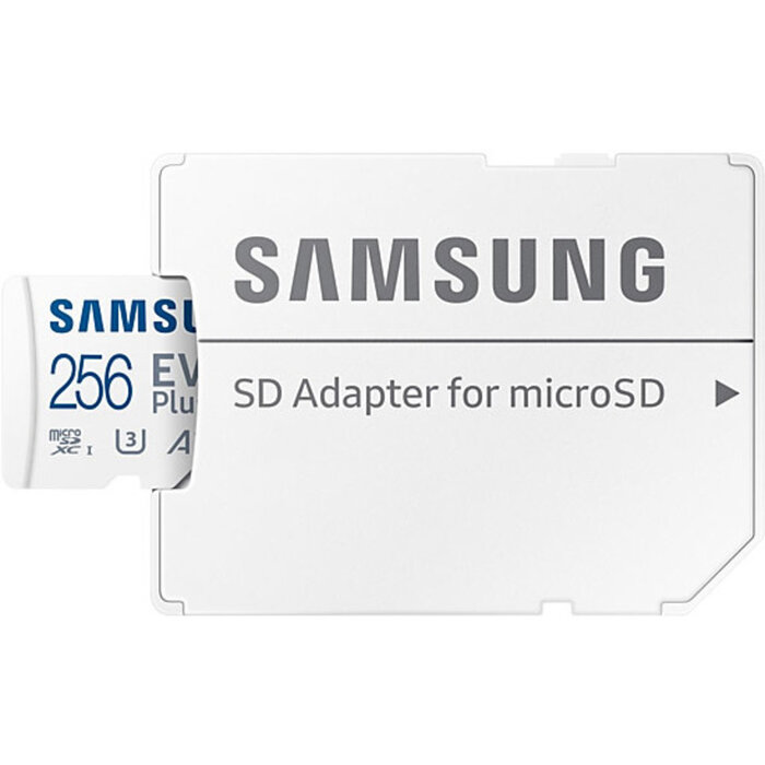 Samsung Samsung MicroSD EVO Plus (2024)  256GB + Adapter (160MB/s Class 10)