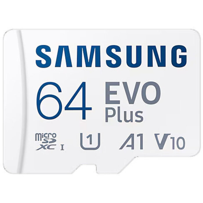 Samsung Samsung MicroSD EVO Plus (2024) 64GB + Adapter (160MB/s Class 10)
