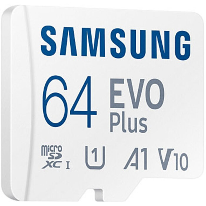 Samsung Samsung MicroSD EVO Plus 64GB 160MB/s geheugenkaart met SD-adapter