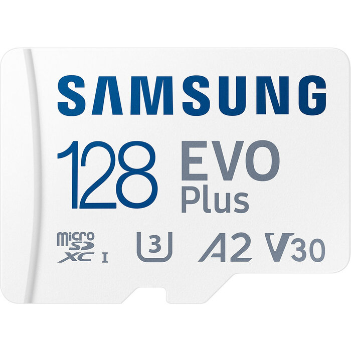 Samsung Samsung MicroSD EVO Plus (2024) 128GB + Adapter (160MB/s Class 10)