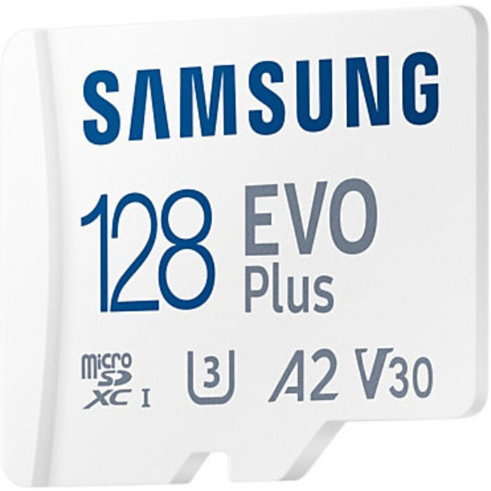 Samsung Samsung MicroSD EVO Plus (2024) 128GB + Adapter (160MB/s Class 10)