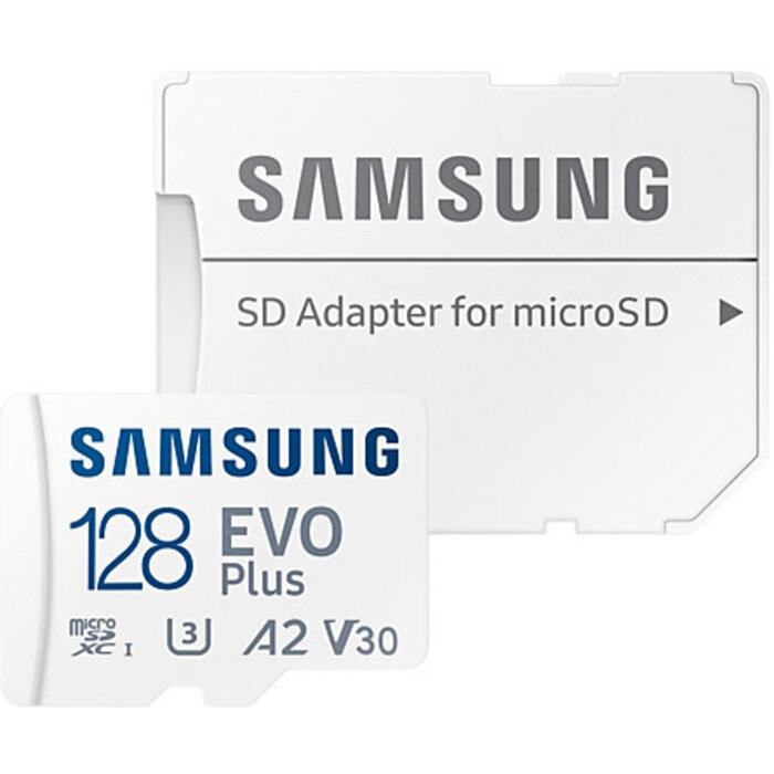Samsung Samsung MicroSD EVO Plus 128GB geheugenkaart met SD-adapter (160MB/s, UHS-I)