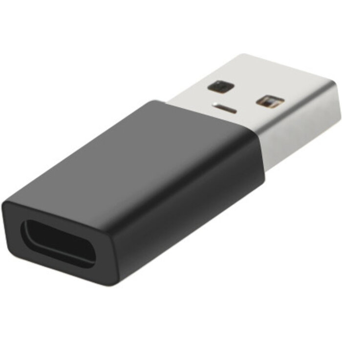 Mobiparts Mobiparts USB-C Female naar USB-A Male Adapter - Zwart (Bulk)