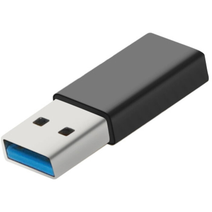 Mobiparts Mobiparts USB-C Female naar USB-A Male Adapter - Zwart (Bulk)