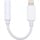 Mobiparts Lightning naar 3.5 mm Jack Adapter - Wit (Bulk)