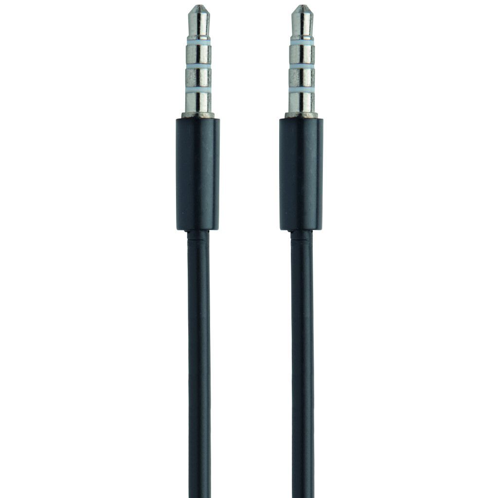 Mobiparts Mobiparts AUX Kabel 3.5 mm naar 3.5 mm Jack - 1 Meter - Zwart