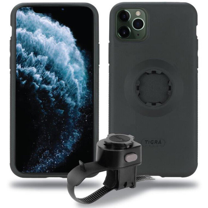 Tigra Tigra MountCase 2 Bike Kit iPhone 11 Pro Max - Schokbestendige Fietshouder