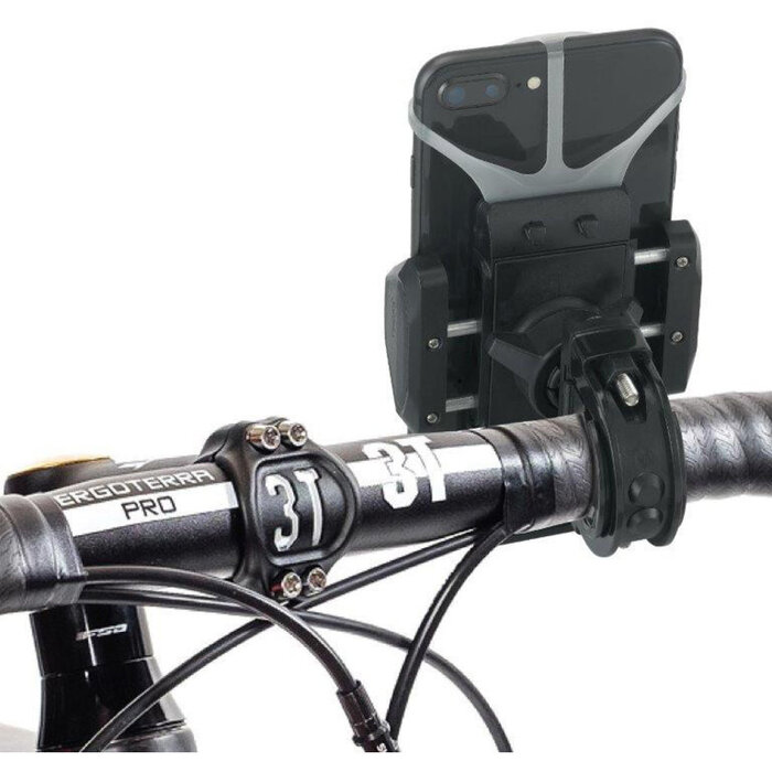 Tigra Tigra FitClic U-FitGrip Universele Telefoonhouder voor op de Fiets - Verstelbaar