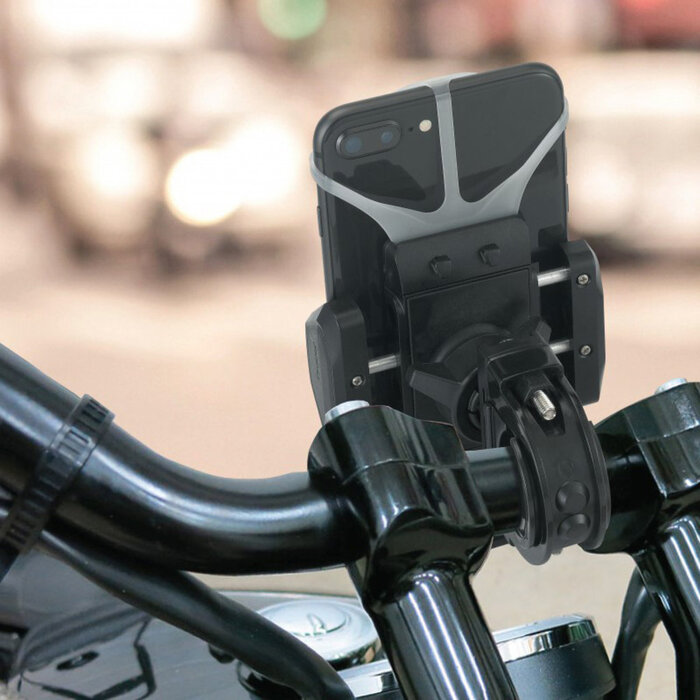 Tigra Tigra FitClic U-FitGrip Universele Smartphone Houder voor Motor