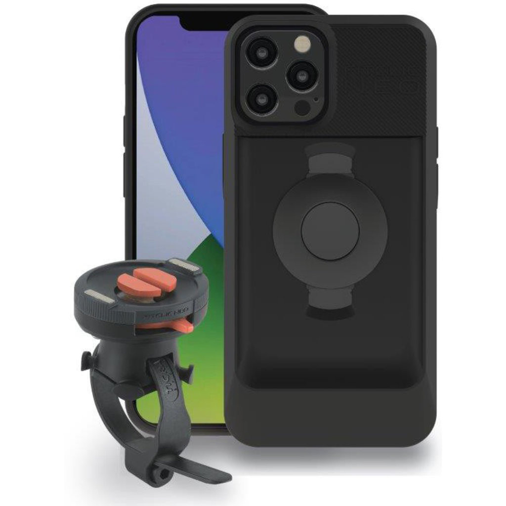 Tigra Tigra FitClic Neo Fietshouder en Case Set voor Apple iPhone 12 Pro Max