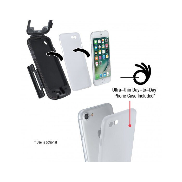 Tigra Tigra Bike Console Kit voor Apple iPhone 7 Plus / 8 Plus - Waterproof Zwart