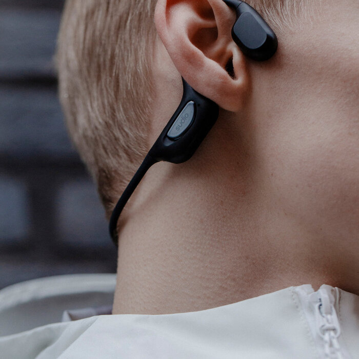 Sudio Sudio B5 Open-Ear Oortjes met Botgeleiding - Zwart - IPX7