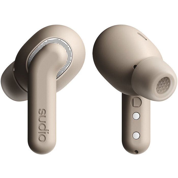 Sudio Sudio E4 Pro In-ear Earbuds met Active Noise Cancelling - Latte