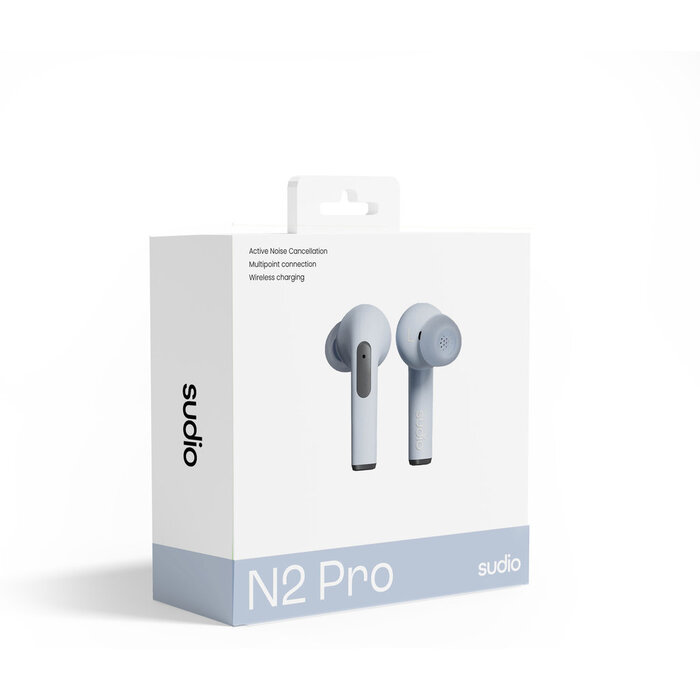Sudio Sudio N2 Pro Draadloze Oordopjes met Active Noise Cancellation - Steel Blue