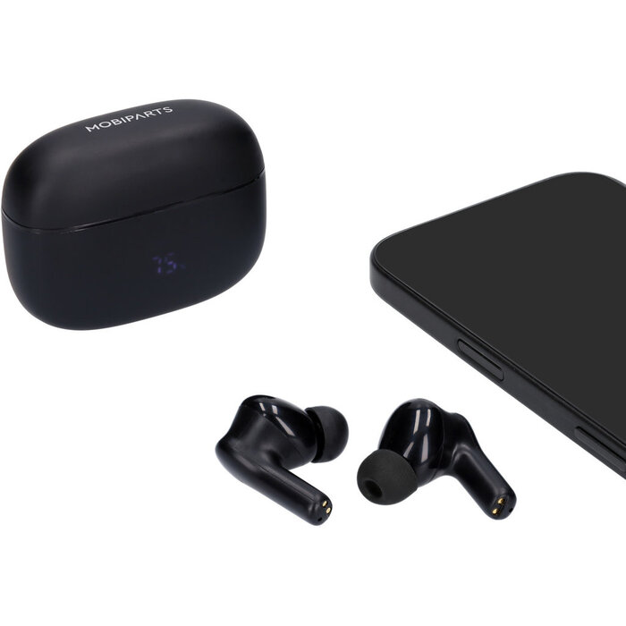 Mobiparts Mobiparts Bluetooth Earbuds - Draadloze In-Ear Oordopjes Zwart