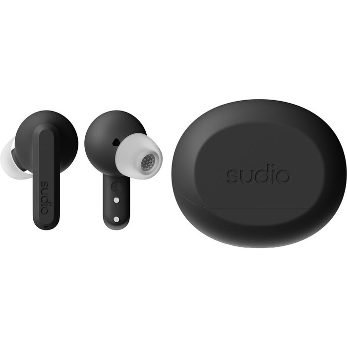 Sudio Sudio A3 Pro Draadloze In-ear Oordopjes met ANC - Zwart