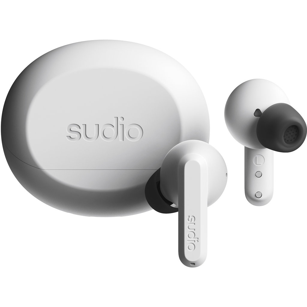 Sudio Sudio A3 Pro Draadloze In-Ear Oordopjes met ANC - Wit