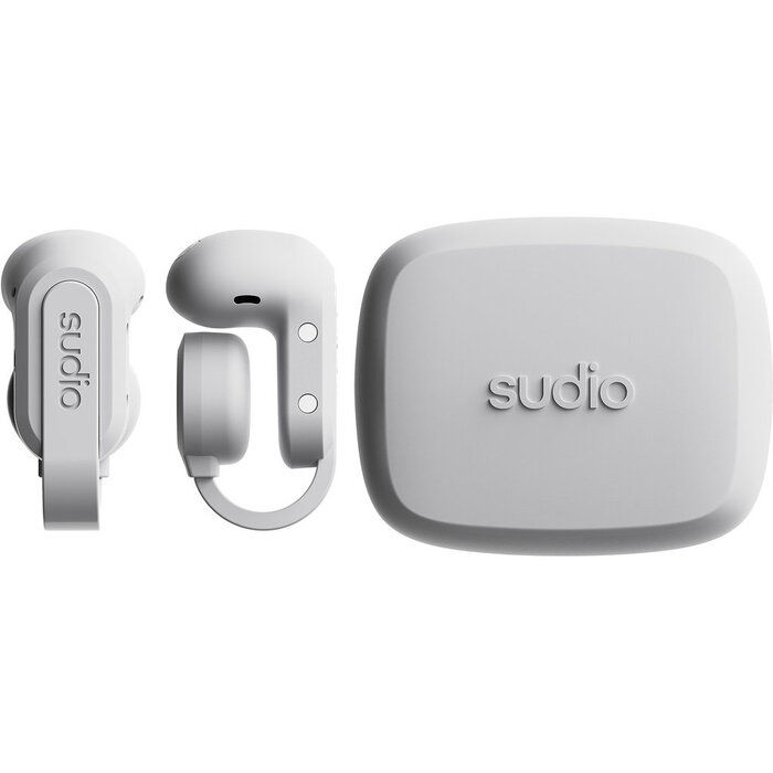 Sudio Sudio B3 Open-Ear Draadloze Oordopjes - Wit (Bluetooth 5.4 / IPX4)