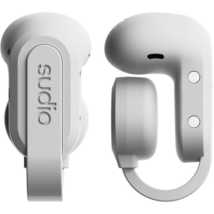 Sudio Sudio B3 Open-Ear Draadloze Oordopjes - Wit (Bluetooth 5.4 / IPX4)
