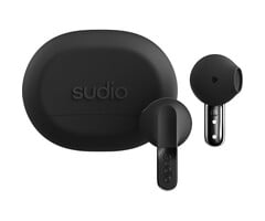 Sudio Sudio N3 Open-ear Earbuds Zwart - Draadloze Oordopjes met 30 Uur Speeltijd