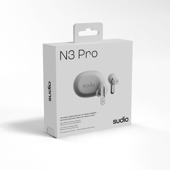 Sudio Sudio N3 Pro Draadloze Oordopjes ANC - Wit