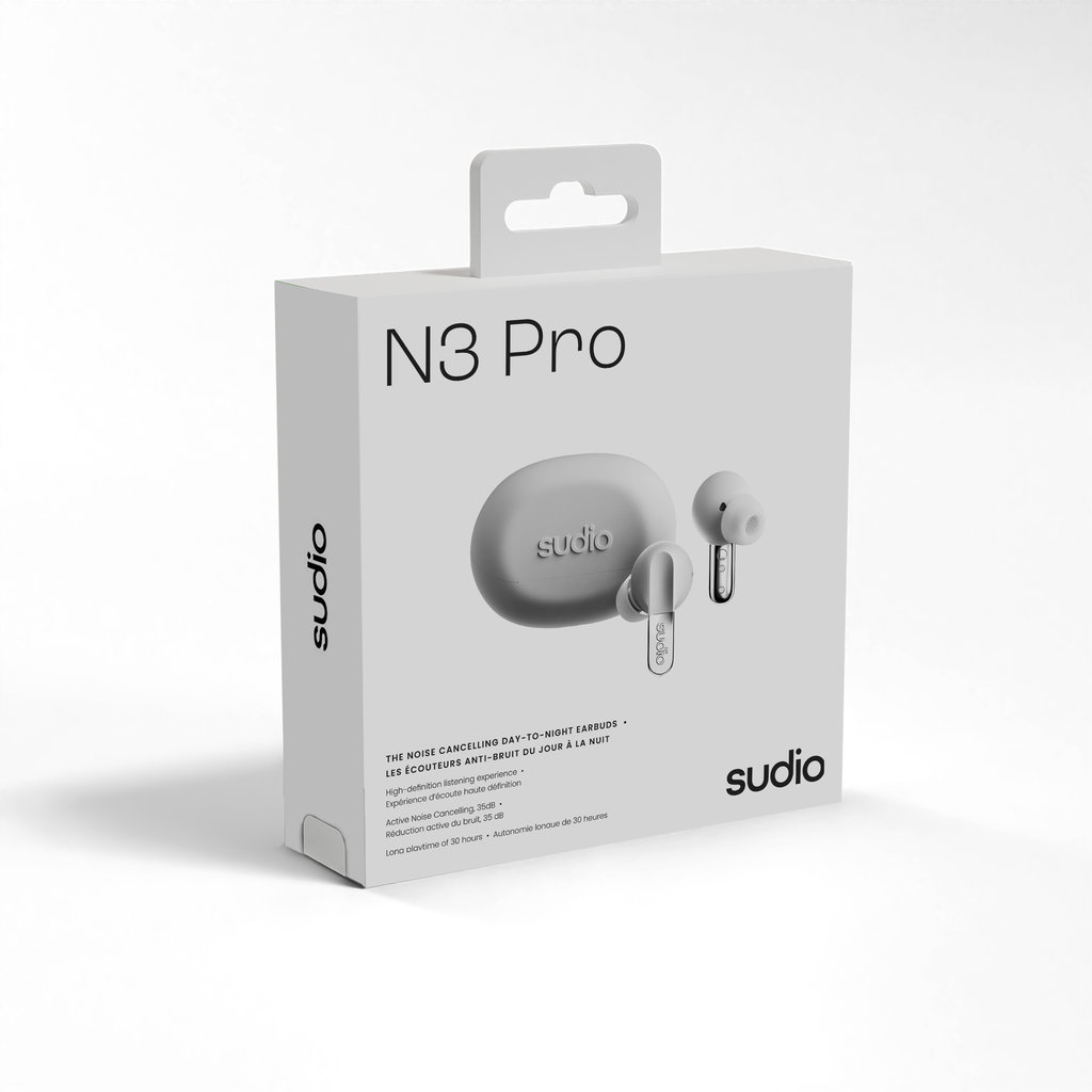 Sudio Sudio N3 Pro Draadloze Oordopjes ANC - Wit