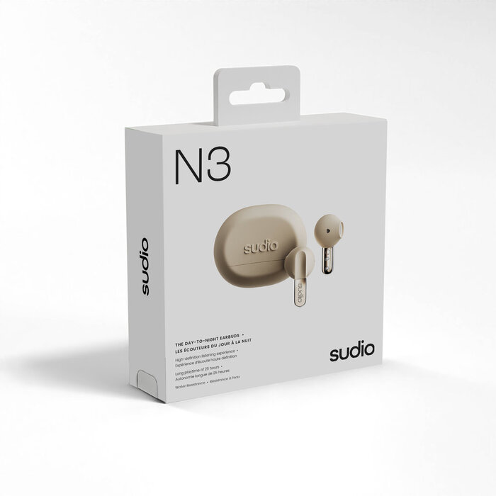 Sudio Sudio N3 Open-Ear Draadloze Oordopjes - Sand