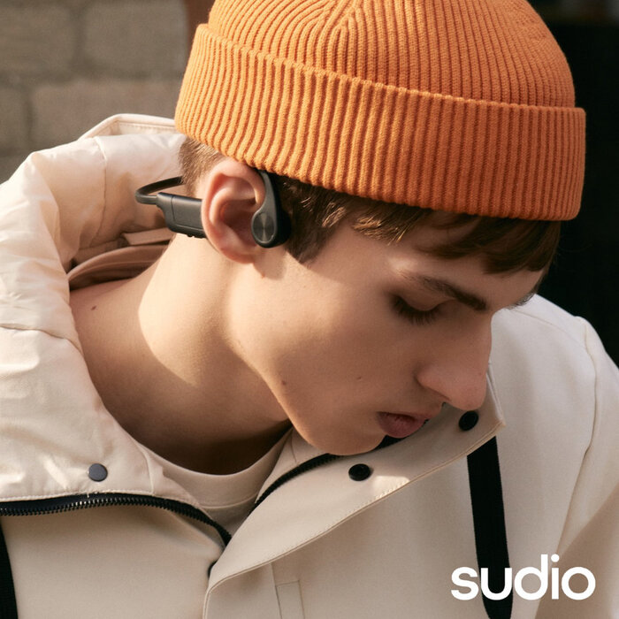 Sudio Sudio B4 Open-Ear Headset Zwart - Draadloze Botgeleiding