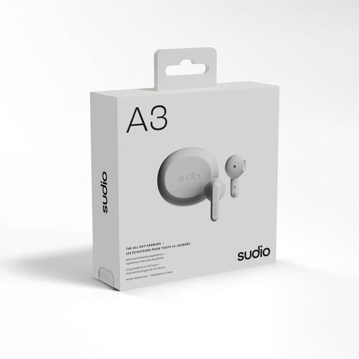 Sudio Sudio A3 Open-Ear Bluetooth Oordopjes - Wit (IPX4)