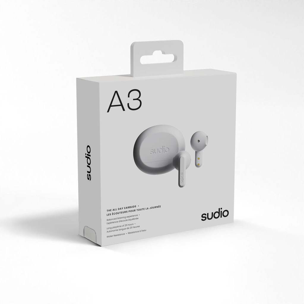 Sudio Sudio A3 Open-Ear Bluetooth Oordopjes - Wit (IPX4)