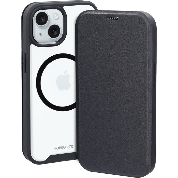 Mobiparts Mobiparts Shield Line Case voor Apple iPhone 15 / 14 - Zwart