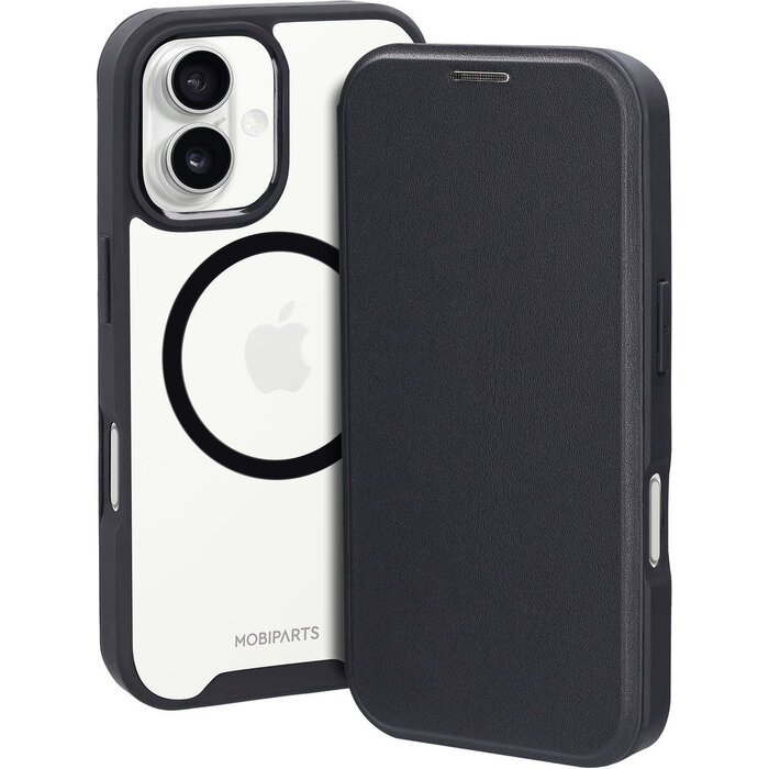 Mobiparts Mobiparts Shield Line Case voor iPhone 16 - Zwart