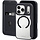 Mobiparts Shield Line Case iPhone 17 Pro - MagSafe Folio Hoesje Zwart