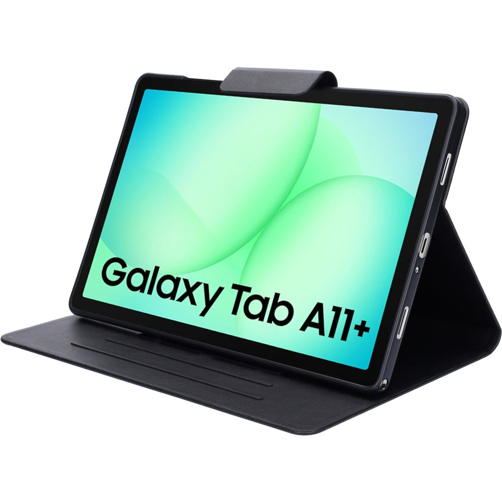 Mobiparts Mobiparts Classic Folio Case voor Samsung Galaxy Tab A9+ / A11+ - Zwart