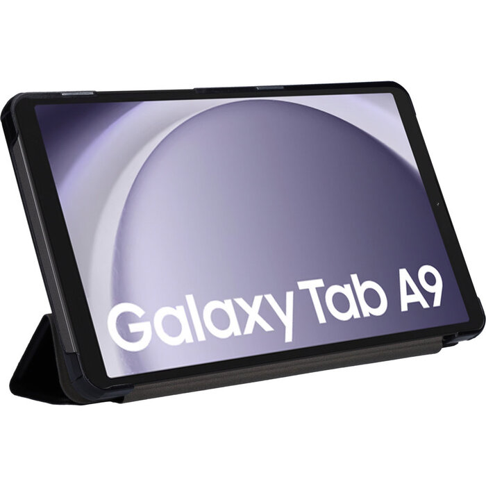 Mobiparts Mobiparts Tablet Stand Case voor Samsung Galaxy Tab A9 / A11 - Zwart