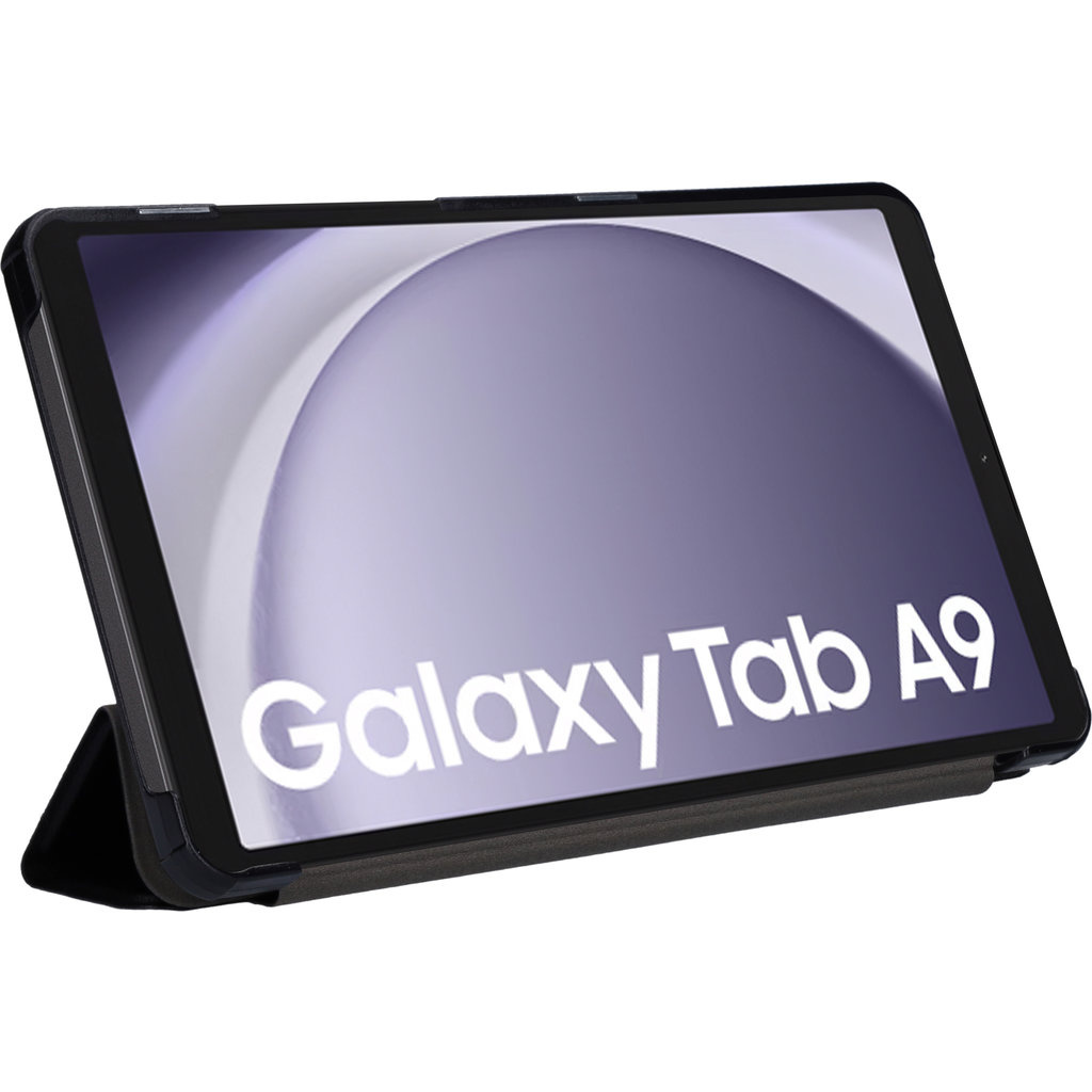 Mobiparts Mobiparts Tablet Stand Case voor Samsung Galaxy Tab A9 / A11 - Zwart