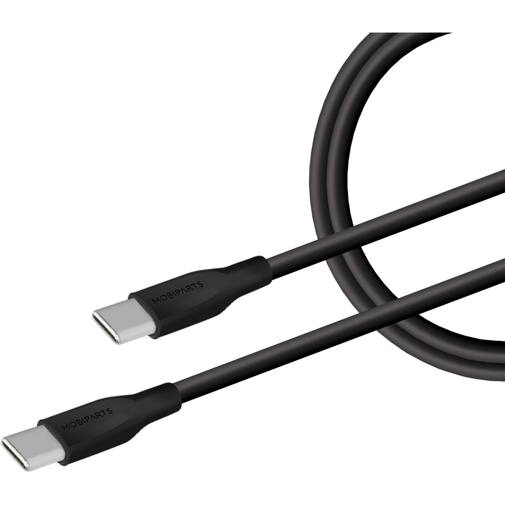 Mobiparts Mobiparts Dual USB-C & USB-A Autolader 30W met USB-C Kabel - Zwart