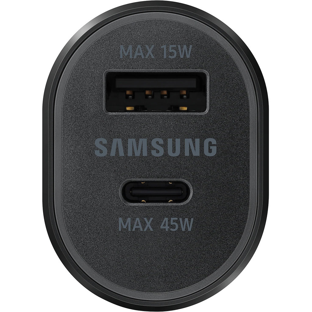 Samsung Samsung Dual Port Autolader 60W (45W USB-C + 15W USB-A) + USB-C Kabel